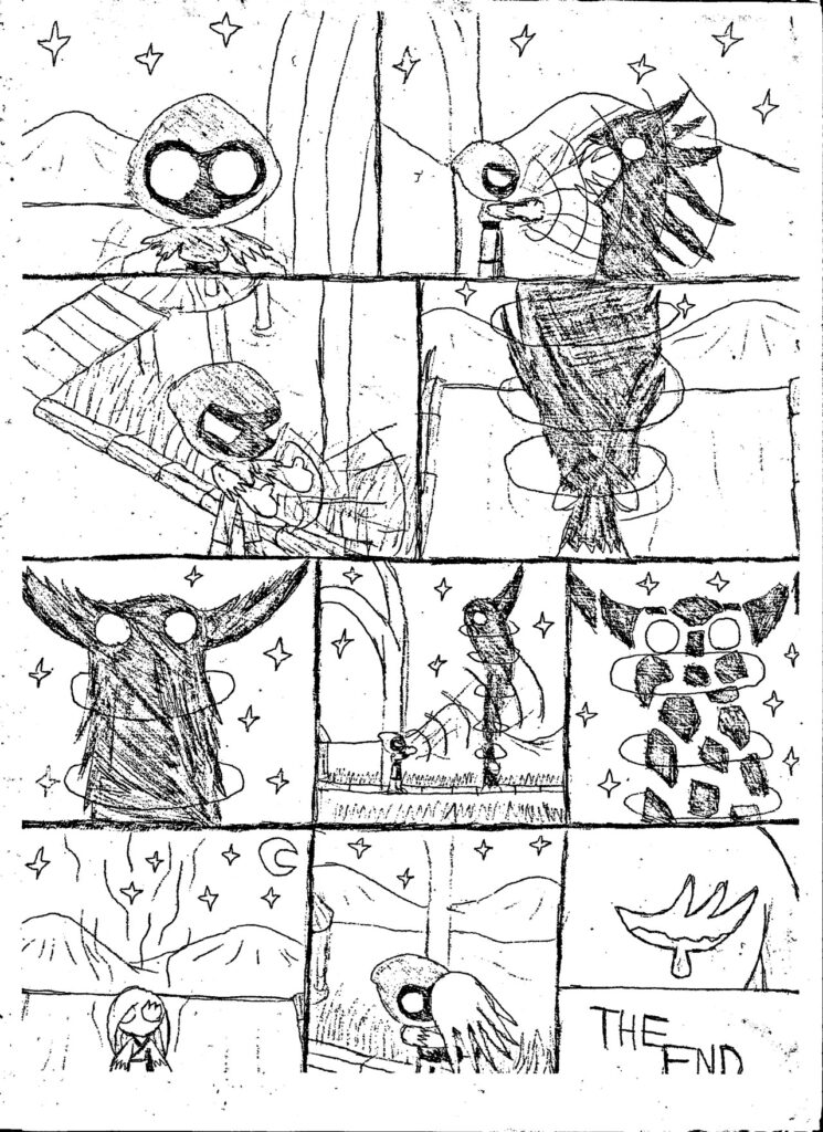 The Valley of Unrest by Edgar Allan Poe (2014) - a sketch for a comics or a movie - page 2